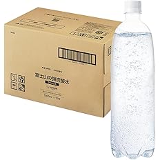 【516ポイント】【実質1,203円（定期便1,117円）】 by Amazon 静岡県産 バナジウム含有 富士山の強炭酸水 ラベルレス 1000ml×15本