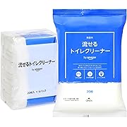 【15%OFF】by Amazon 流せるトイレクリーナー 無香料 20枚×6個