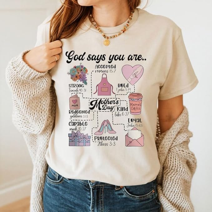 【187円】 Amazon Haul 綿100% God Says You are Kind Christian Tシャツ 【送料無料】
