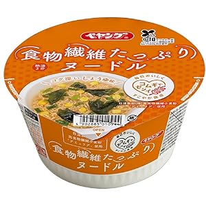 【48%OFF】【1,440円】 ペヤング 食物繊維たっぷりヌードル 67g×12個