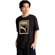 【ポイント32%還元】PUMA(プーマ) ESS METALLIC グラフィック Tシャツ メンズ ブラック Mサイズ