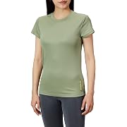 new balance(ニューバランス)TransformパーフェクトリブショートスリーブTシャツ レディース オリーブリーフ Mサイズ