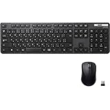 エレコム TK-FDM110MBK － ワイヤレスキーボード マウスセット メンブレン 薄型 フルキーボードが2,100円