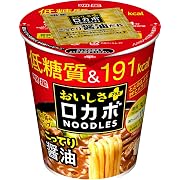 【30%OFF】明星 ロカボNOODLES おいしさプラス こってり醤油 59g×12