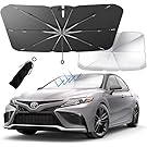 FDWSER 折りたたみ傘タイプ 10本骨 車用サンシェード