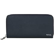 【ポイント38%還元】Paul Smith(ポールスミスブライトストライププラー 長財布 ネイビー