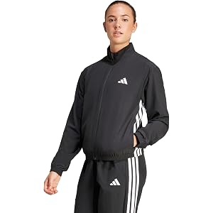 【プライムデー】【81%OFF】【1,550円】アディダス レディース ジャージトップトレイン ESS 3S ウーブン ウォームアップジャケット