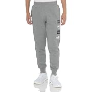 PUMA(プーマ) PUMA POWER グラフィック スウェットパンツ メンズ ミディアム グレー ヘザー Mサイズ