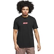 adidas(アディダス)半袖 TシャツHD NOVELTY T 1 KPL08 メンズ ブラック/ルシッドレッド Mサイズ