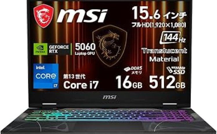 【178,000円！】MSI ゲーミングノートPC Cyborg 15 RTX 5060搭載