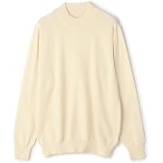 【ポイント42%還元】AOKI(アオキ) 洗えるニットセーター 長袖 ウォッシャブル メンズ オフホワイト Lサイズ