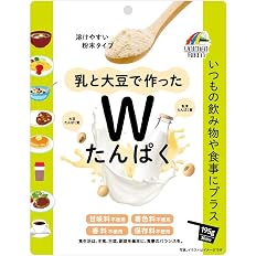 【48%OFF】【880円】 ユニマットリケン 乳と大豆で作ったWたんぱく 195g