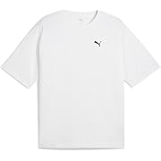 【ポイント43%還元】PUMA(プーマ)WARDROBE ESS ボクシー Tシャツ メンズ ホワイト Mサイズ