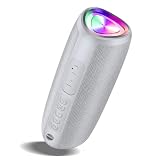 Coxbeam IPX7防水 LEDライト付き マイク内蔵 ハンズフリー通話対応Bluetoothスピーカーが2,999円