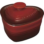 【ポイント29%還元】ル・クルーゼ(Le Creuset) 耐熱容器 ラムカン・ダムール(S・フタ付き) チェリーレッド
