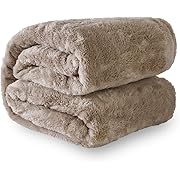 【ポイント14%還元】アイリスプラザ 毛足ながい ボリューム毛布 180×200cm グレージュ