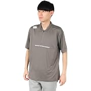 CANTERBURY(カンタベリー)ポロシャツ R+ FLEXCOOL CONTROL ZIP POLO メンズ チャコールグレー Mサイズ