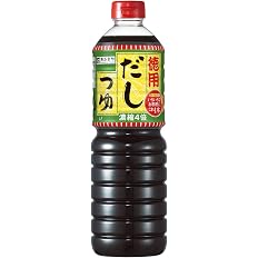 【41%OFF】【592円】 寿がきや デカサイズ 4倍濃縮 徳用だしつゆ 1000ml