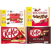【明治・ネスレ】チョコ 大袋4種セット アーモンド・マカダミアチョコレート キットカット２種