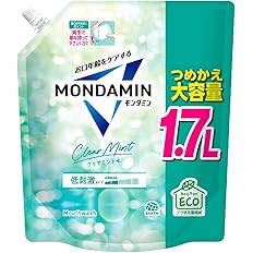 【スマイルSale】【743円（定期便669円）】 モンダミン クリアミント マウスウォッシュ 詰め替え 大容量1.7L