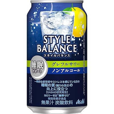 【15%OFF】【機能性表示食品】アサヒ スタイルバランス 睡眠サポート グレフルサワー ノンアルコール 350ml×24本 送料込1,897円(おトク便3種で1,791円・74.6円/本)