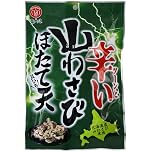 【52%OFF】【369円】 江戸屋 山わさびほたて貝ひも天 42g