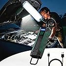 【50%OFF】【1,425円】 LETOUR Type-C充電式 360°調節 マグネット付き LED作業灯