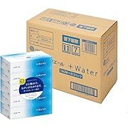 【15%OFF】エリエール 箱 ティッシュ プラスウォーター(+Water) 180組×20箱(5箱×4パック)