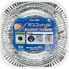 【44%OFF】【122円】 東洋アルミ ガスマットFit! 20枚入