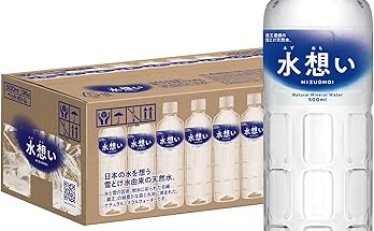 【1,541円】水想い ミネラルウォーター 蔵王連峰の雪どけ天然水 500ml×36本