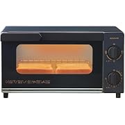 【ポイント14%還元】コイズミ オーブントースター 2枚焼き 1000W ブラック KOS-1032/K