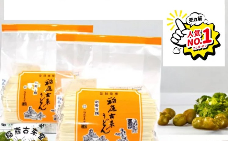 【1,000円～ 買いまわり】稲庭うどん 短寸タイプ 400g×2袋/五島うどん 250g×3袋