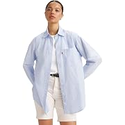 Levi’s(リーバイス)NOLA オーバーサイズシャツ 長袖 レディース KENTUCKY BLUE Mサイズ