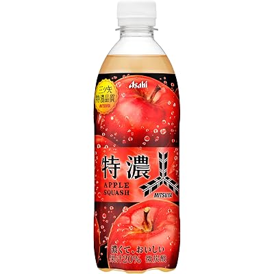 【25%OFF】【対象者限定】アサヒ飲料 三ツ矢 特濃アップルスカッシュ 500ml×24本 送料込1,873円(78.0円/本)【8月18日発売】