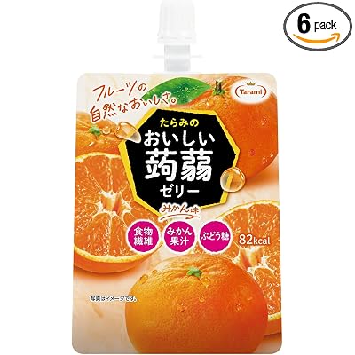 【45%OFF】たらみ おいしい蒟蒻ゼリー みかん味 150g×6個 送料込549円(おトク便3種で504円・84.0円/個)