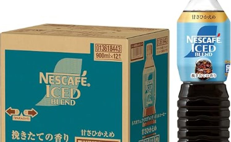 【1,637円】ネスカフェ アイスブレンド ボトルコーヒー 無糖/甘さひかえめ 900ml×12本
