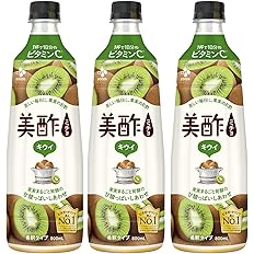 【タイムセール】【1,710円】 美酢（ミチョ） 飲むお酢 ビネガードリンク 果実発酵酢 4倍希釈タイプ キウイ 800mL×3本