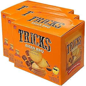 【45%OFF】【948円】 テイズベイカーズ トリックス ベイクドチップス アジアンBBQ 180g×3個
