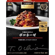【41%OFF】【1,255円（定期便1,130円）】 エスビー食品 予約でいっぱいの店 THE PREMIUM 牛挽肉100%のボロネーゼ レンジ対応 139g×6個