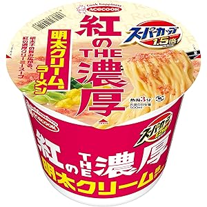 【45%OFF】【1,815円】 エースコック スーパーカップ1.5倍 紅のTHE濃厚 明太クリーム味ラーメン 107g×12個