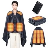 【50%+10%OFF！】Ctrdiy 掛け敷き兼用 9箇所発熱 162×85cm 電気ブランケット 20,000mAhバッテリーセットが4,792円送料無料