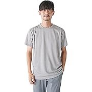 【ポイント53%還元】WHOLEPERSON(ホールパーソン)Tシャツ 吸水速乾 合繊二重編 ライトグレー Mサイズ