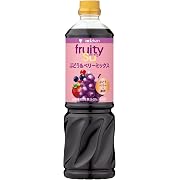 【20%OFF】ミツカン 業務用 フルーティス 黒酢 ぶどう&ベリーミックス 1000ml (6倍濃縮タイプ)