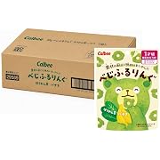 【50%OFF】カルビー べじふるりんぐほうれん草・バナナ　40g×12袋