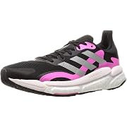【ポイント55%還元】adidas(アディダス)ソーラーブースト 3ランニングシューズ  ユニセックス コアブラック/スクリーミングピンク 23.0cm