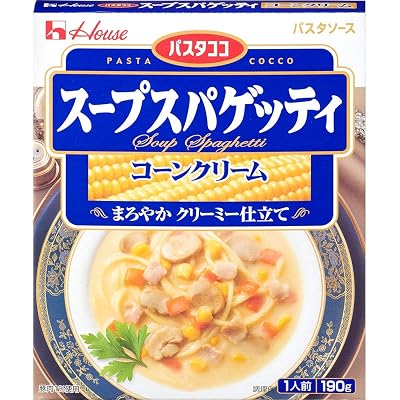 【92%OFF】ハウス パスタココ スープスパゲッティ コーンクリーム 190g×10個 送料込1,260円(おトク便3種で1,190円・119円/個)