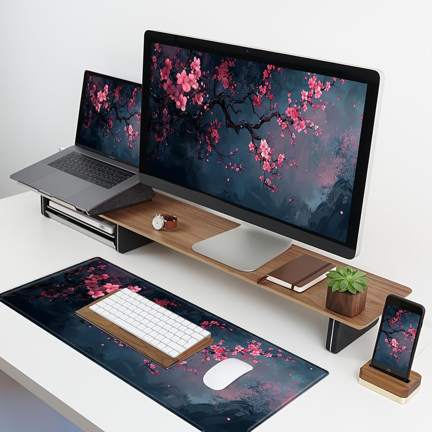 【187円】 Amazon Haul Cherry Blossom ビッグマウスパッド 80×30cm 【送料無料】