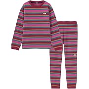 THE NORTH FACE(ザノースフェイス) ボーダーテントクルー&パンツ キッズ ビートルート/ディープマルベリー 140サイズ