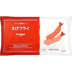 【タイムセール】【1,198円（定期便1,078円）】 by Amazon 冷凍 えびフライ 27g×10本入