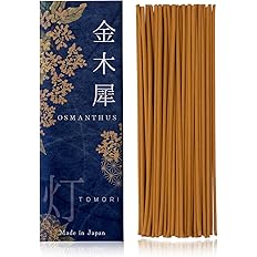 【42%OFF】【748円】 VECTill 天然由来 淡路島産 線香 キンモクセイ 約60本入